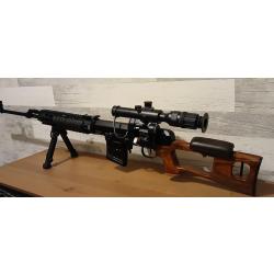 Lunette de Visée 4x26 Type PSO - Réticule Illuminé Rouge