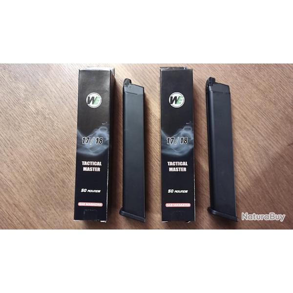 WE Chargeur gaz Glock 50BBs