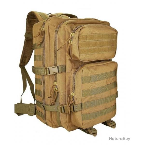Sac  Dos Tactique Militaire 35L Grand Volume Impermable Randonne Camping Chasse Pche Kaki