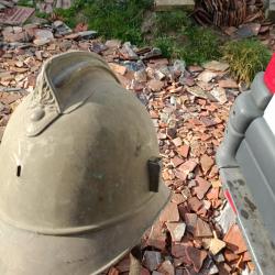 Casque de pompier laiton