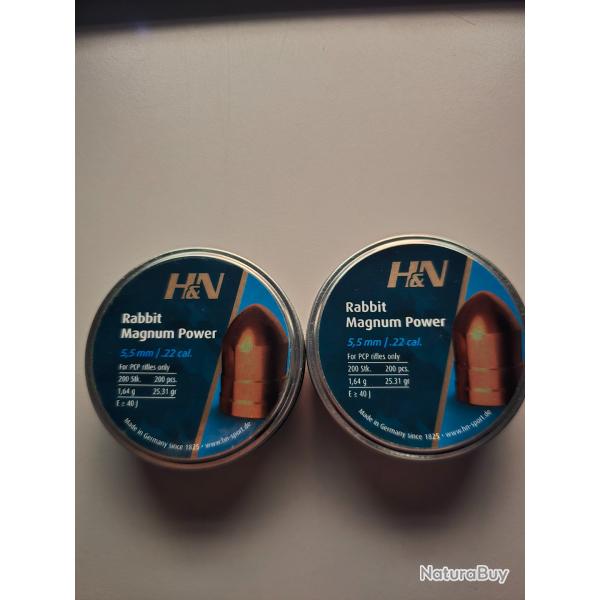 H&N Sport Rabbit Magnum Power CUIVRE 5,5 mm