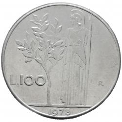 Monnaie Italie - 1978 R - 100 lire grand module (Grade : TB) - Ref N0010