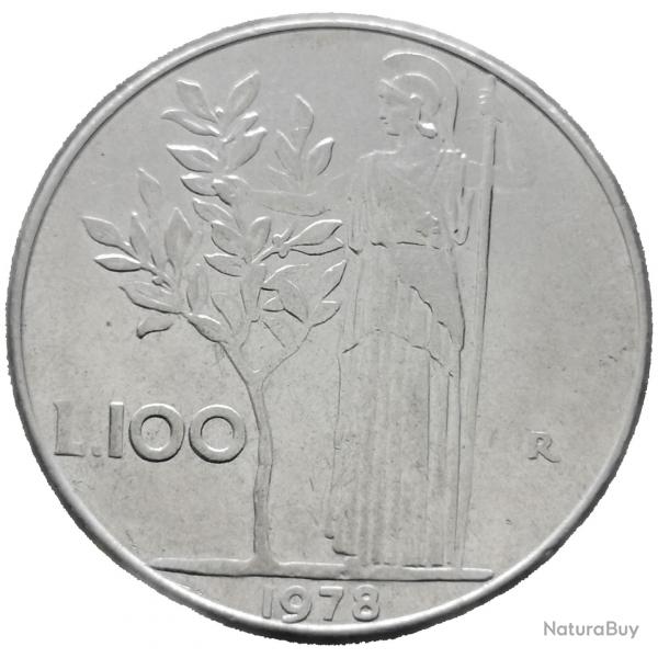 Monnaie Italie - 1978 R - 100 lire grand module (Grade : TB) - Ref N0010