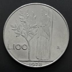 Monnaie Italie - 1978 R - 100 lire grand module (Grade : TTB) - Ref N0377