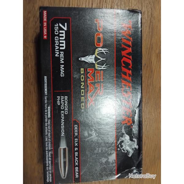 Balles winchester 7 Rem