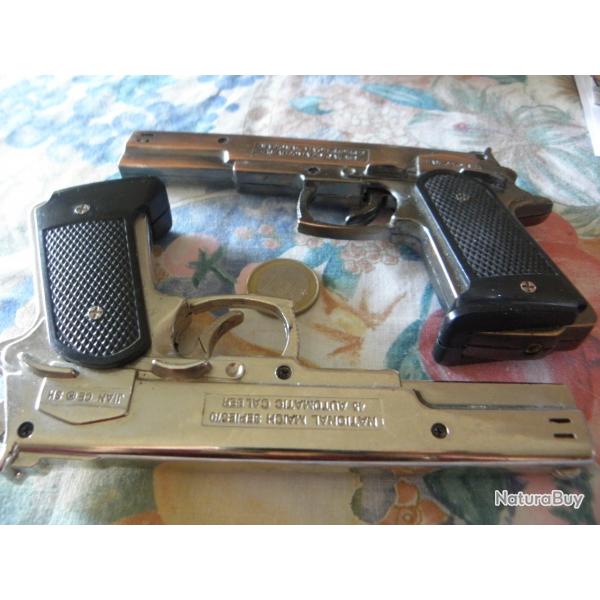paire de briquets en forme de pistolet, pour rparation