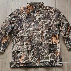 Veste percussion camouflage roseaux L comme neuve
