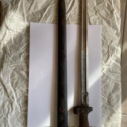 Baïonnette française Berthier 1892