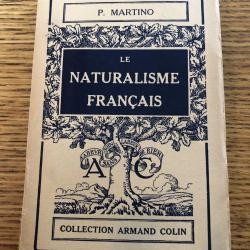Livre: P. Martino, Le Naturalisme Français