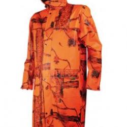 Manteau étanche long orange Treeland