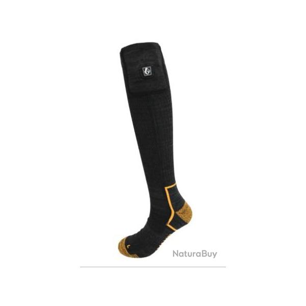 Chaussettes longues chauffantes avec batterie Somlys taille 39/40