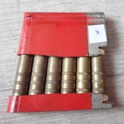 Clip + cartouches manipulation pour fusil Schmidt Rubin Suisse K11 ou K31. Cartouches mdle 1918