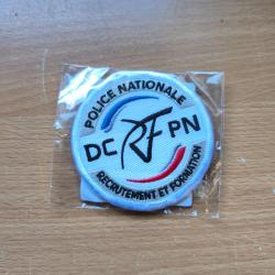 Écusson recrutement et formation DCRFPN Police Nationale