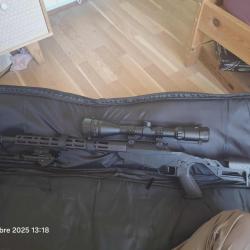 Carabine a verrou Ruger précision rimfire 22lr crosse chassis 10 coups + Pack Sniper