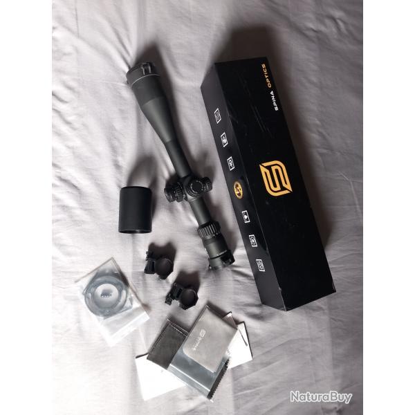 Lunette Spina Optics Falconpoint 10-60x50 avec montage et accessoires