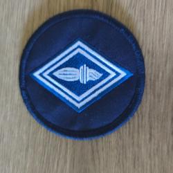 Écusson flamme CRS bleu