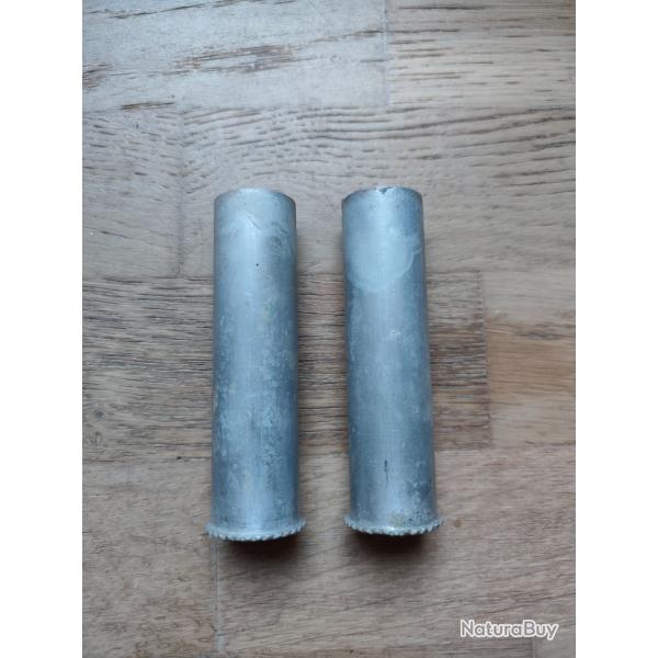 02 cartouches lance-fuses allemandes ww2 - sternsignalpatrone rouge LP42 LP34