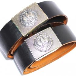 Ceinture en cuir d'origine de la Bundeswehr . Prix pour deux pièces . Livraison gratuite