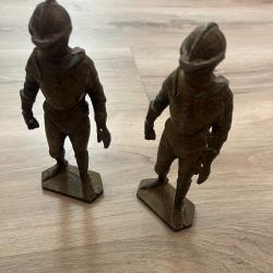 Deux soldats en métal/plomb