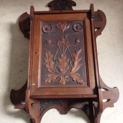 meuble de rangement ancien en chene hauteur 75 cm x 54 cm