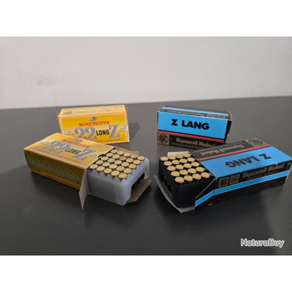lot de 4 boite de 22 lr