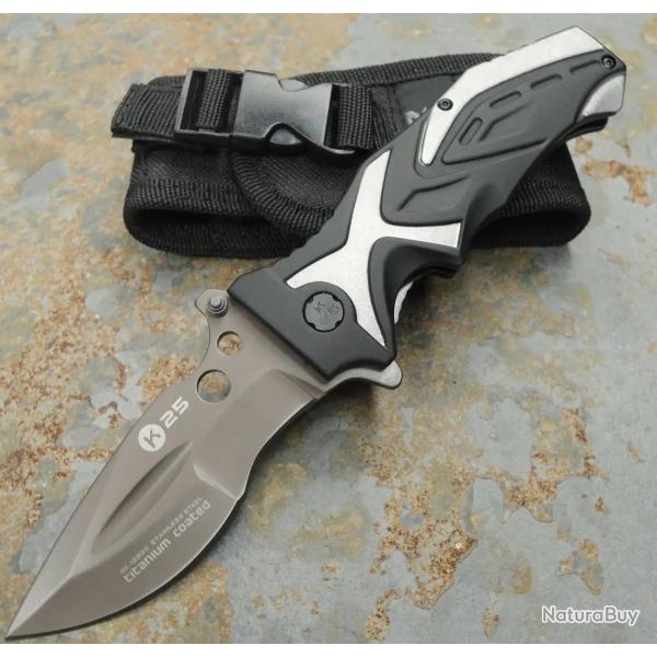 Couteau pliant K25 COBRA NOIR
