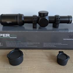 Lunette LPVO Vortex 1-6x24 Viper PST Gen II VMR-2 + accessoires garantie à vie - 1 sans réserve
