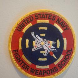 Patch united state navy fighter weapons school . Sans scratch