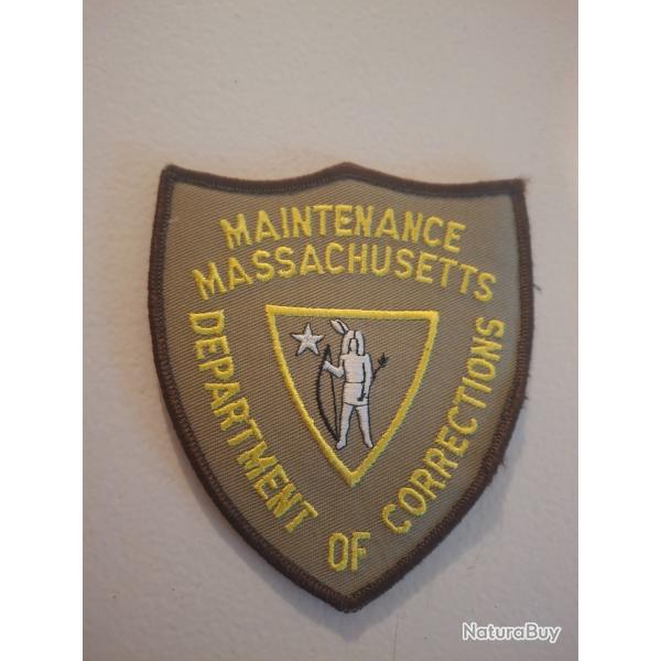 Patch united state corrections. Massachusetts.
