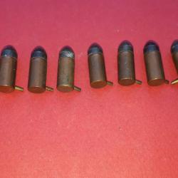 Lot de 10 cartouches 7MM Broche sans marquage à Poudre Noire