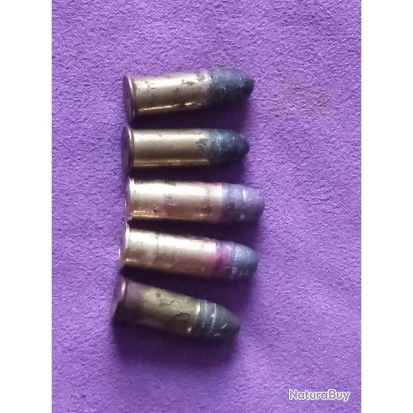 5 cartouches 320 bulldog. Munitions de collection. Poudre noire.