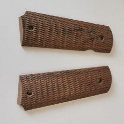 Plaquettes de poignée pistolet en bois pour COLT 1911