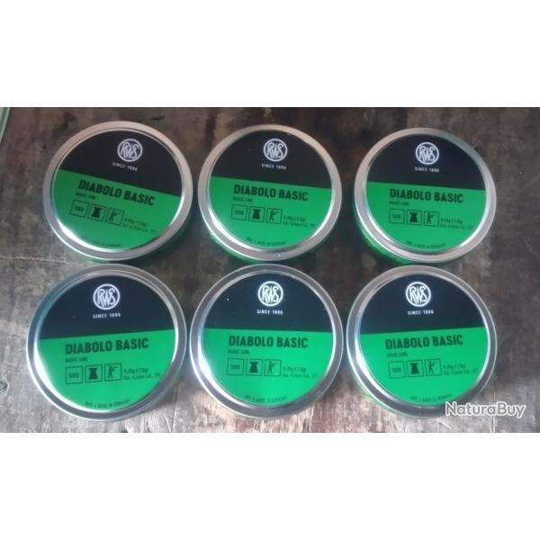 6 boite de rws diabolo basic