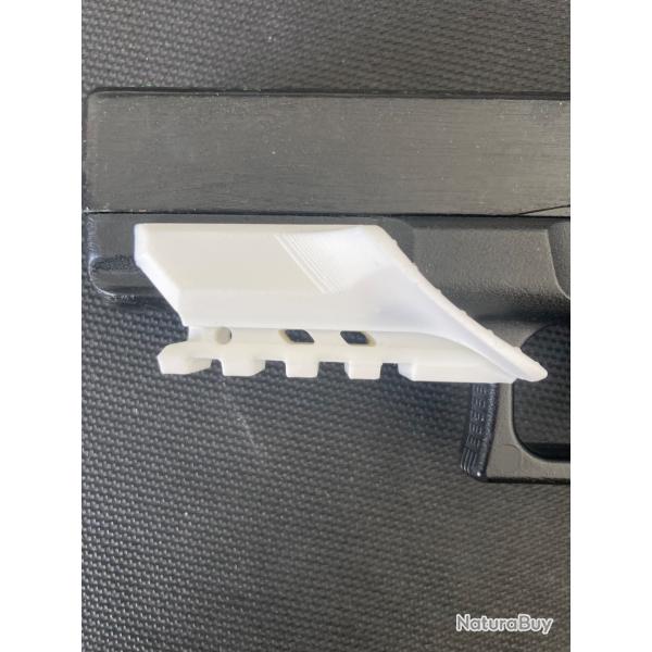 Repose Pouce Glock17 Gen 5 avec Rail Picatinny (coloris au choix)