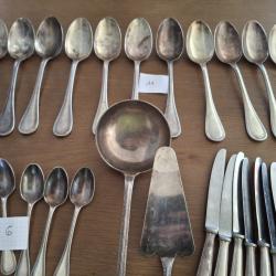 MENAGERE METAL ARGENTE CHRISTOFLE PERLE 72 couverts