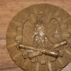 Plaque de poitrail Artillerie Second Empire en laiton