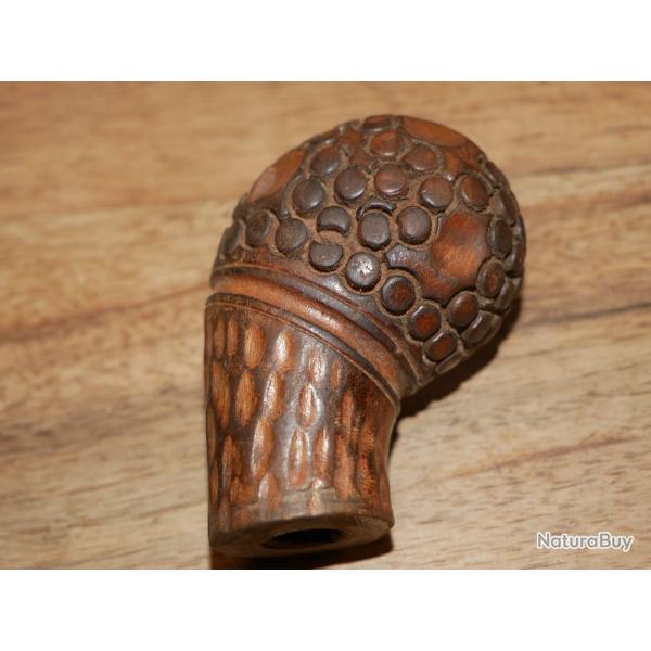 Pommeau de canne épée en bambou
