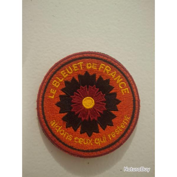 Patch opration le bleuet de France. Rouge