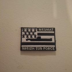 Patch drapeau breton breizh Mesmat sous marin