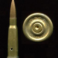 8 mm Lebel Italienne 39-45 - marquage en relief = SMI 940 - neutralisée