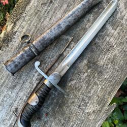 Sabre Allemand ww1 transformé en poignard