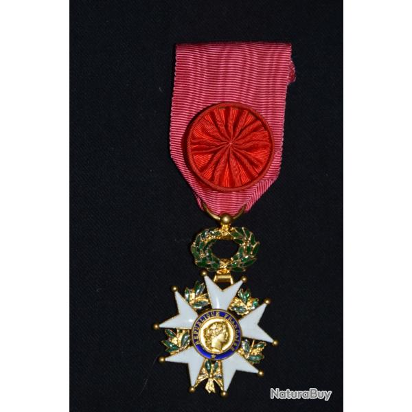 ETOILE D'OFFICIER LEGION D'HONNEUR-VERMEIL-4° REPUBLIQUE-OFFICER FRENCH LEGION OF HONOR 1946