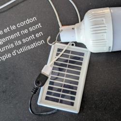 PANNEAU SOLAIRE PORTATIF