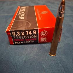 BOITE DE 15 BALLES 9.3X74R EVO RWS