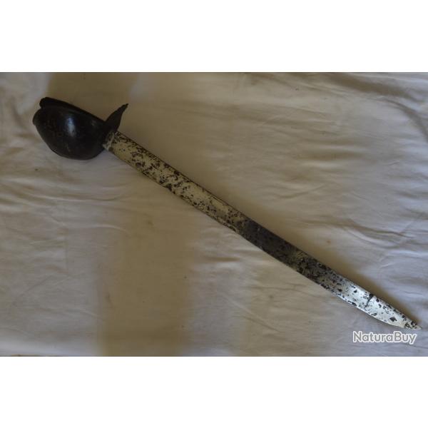 SABRE DE MARINE MODELE 1847 ROYAUME DU PIEMONT-SARDAIGNE-CUILLERE A POT D'ABORDAGE