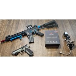 Simulateur Vidéo Smokeless Range + extension IPSC, CZ Shadow 2 M4