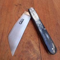 Joli Couteau Régional DONJON NORMAND VÉRITABLE CUILLÈRE BROSSARD Manche en Corne