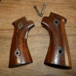Paire de plaquettes de revolver LEFAUCHEUX 1870N dit allégé (civil?)