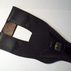 militaria ww1 gousset cuir porte baionnette gras 1874 territoriaux 14/18 POILU