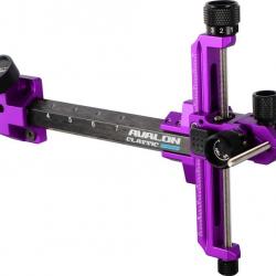 AVALON - Viseur CLASSIC CARBON DROITIER (RH) NOIR ET VIOLET